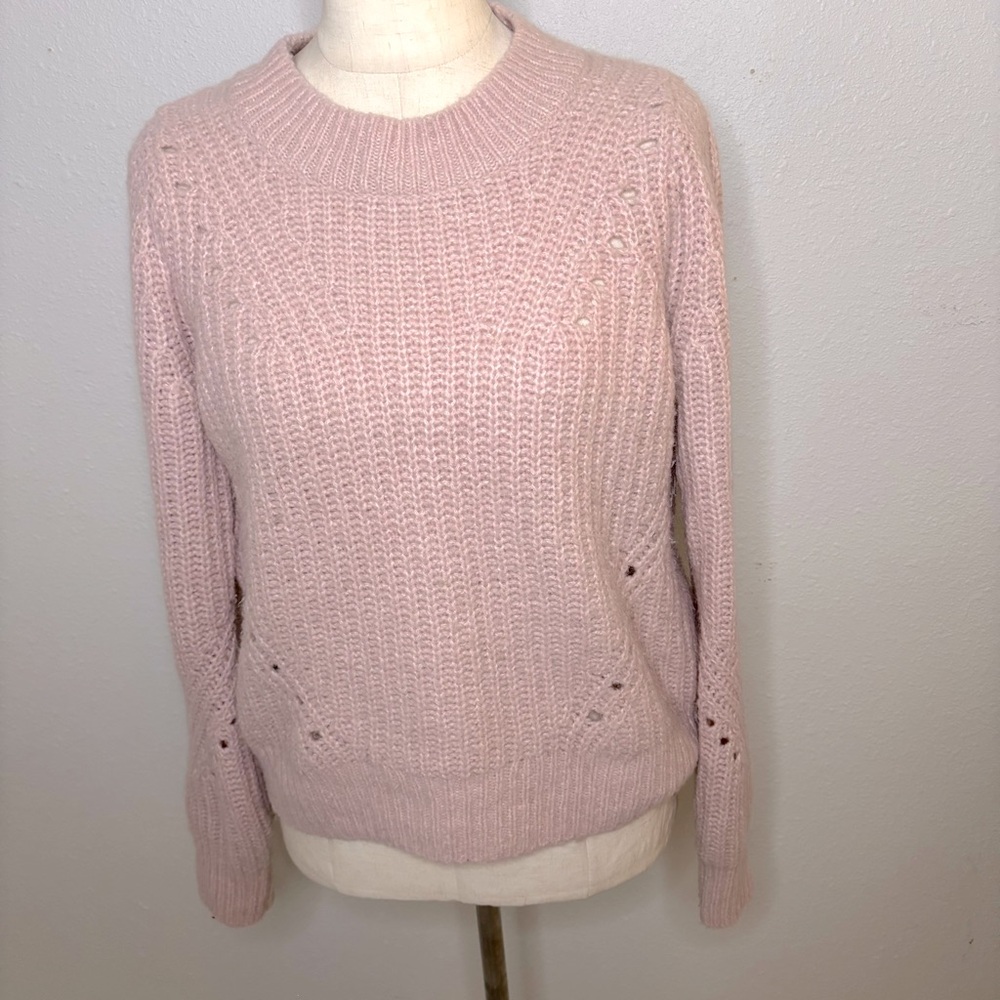 GAP Wool Blend Sweater Light Pink Size Small